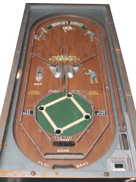 1930s World Series Pinball Machine